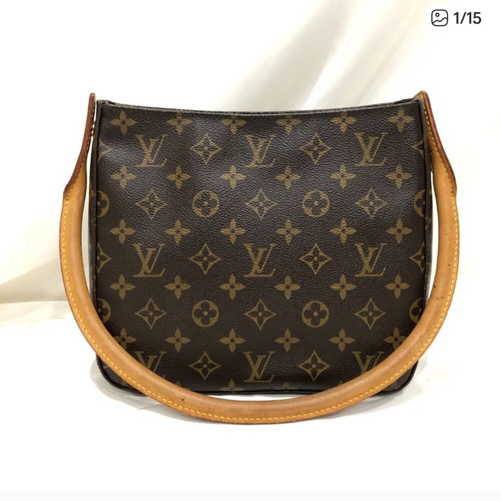 Louis Vuitton Monogram Looping MM in Brown and Tan FL0043 Authentic 👜